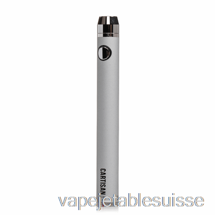 Vape Suisse Cartisan Ego Spinner Twist 900 510 Batterie Argent